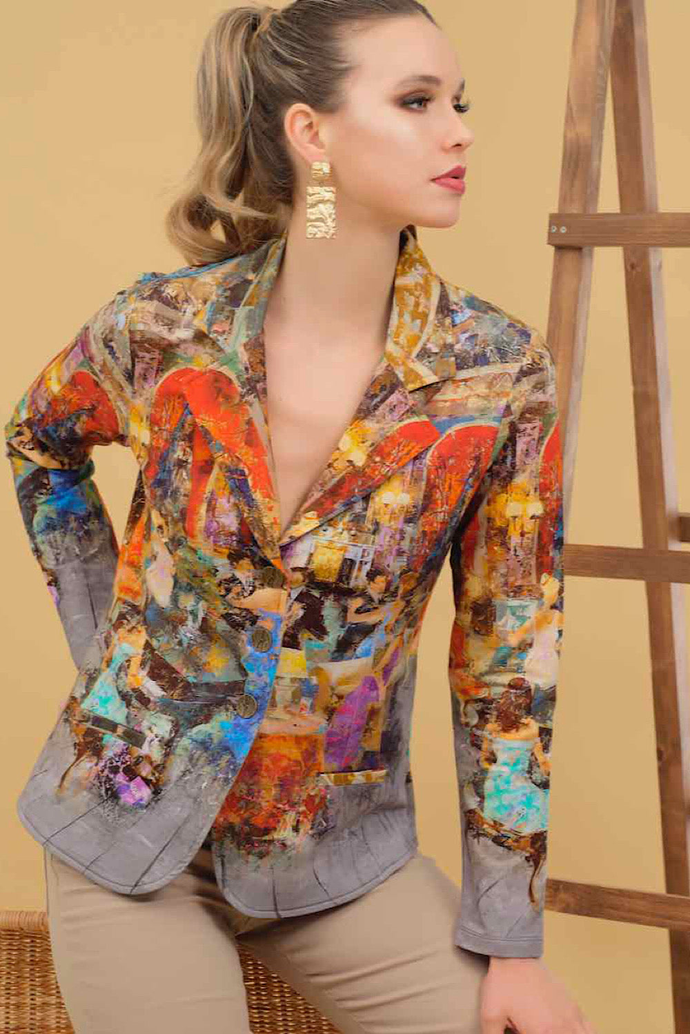 Dolcezza Blazer Jacket “Dance Party” 73735