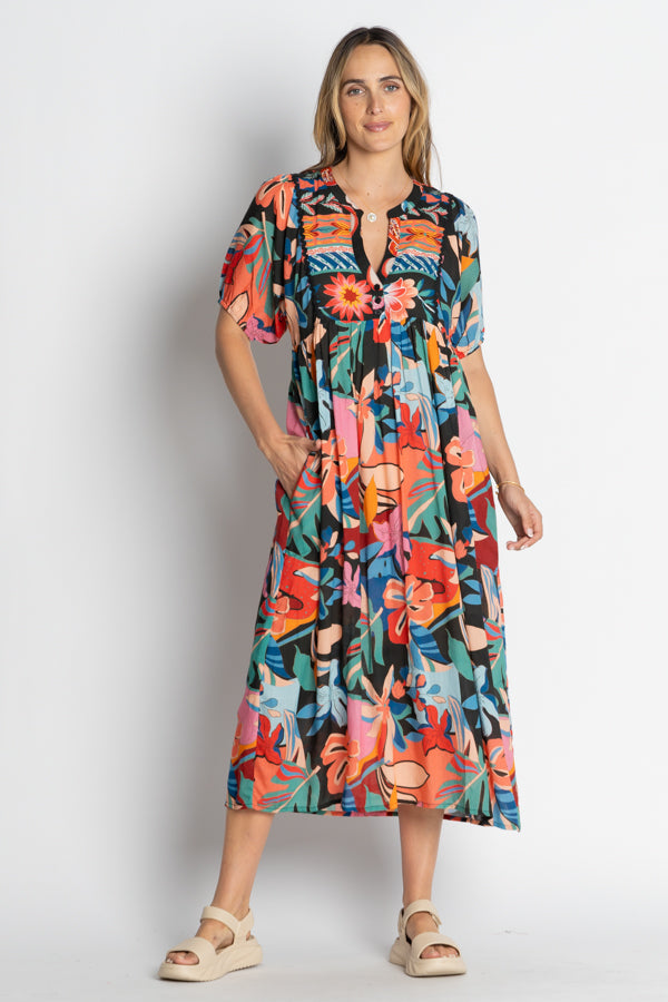 Lula Life Chabela Midi Dress