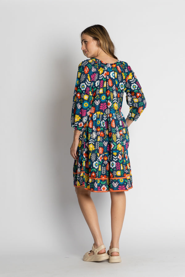Lula Life Kalina Dress Navy