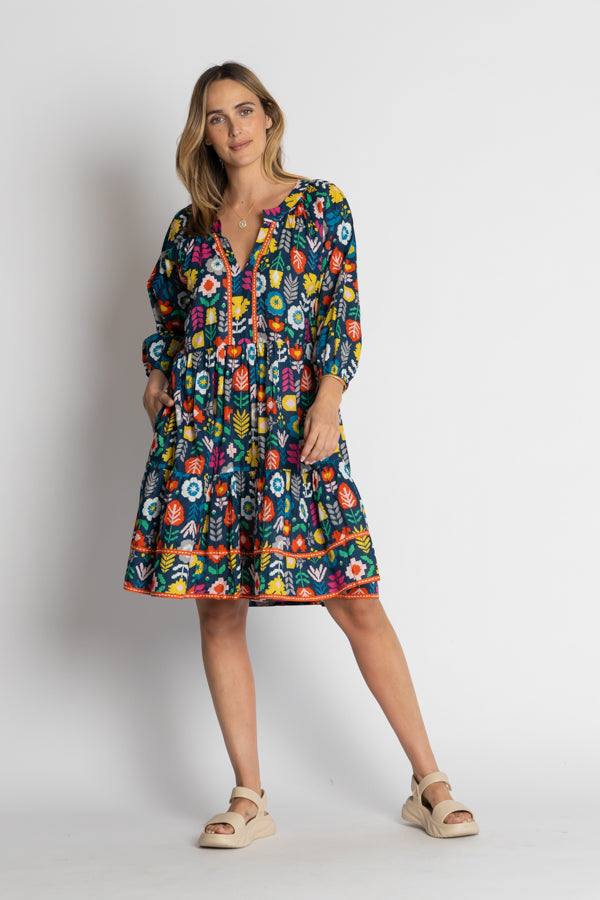 Lula Life Kalina Dress Navy