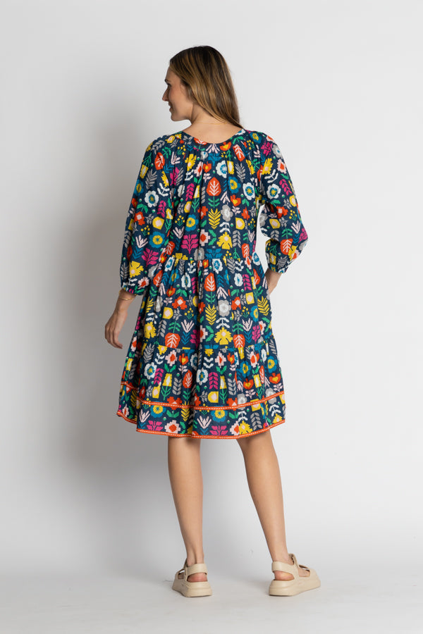 Lula Life Kalina Dress Navy