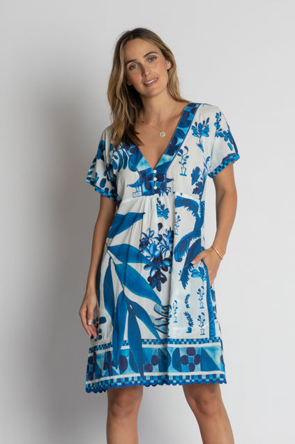 Lula Life Karasi Dress White