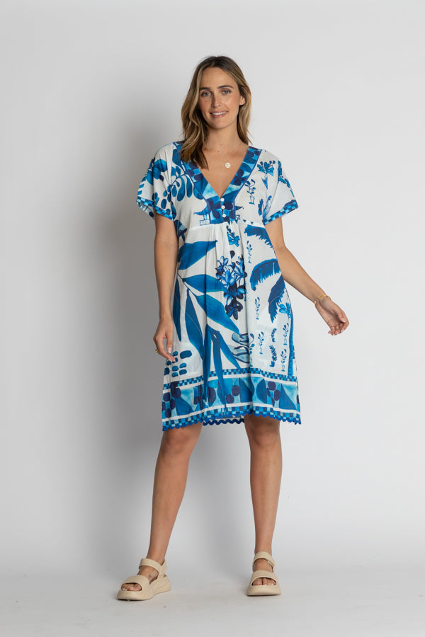 Lula Life Karasi Dress White