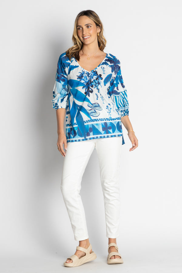 LulaLife Karasi Top White