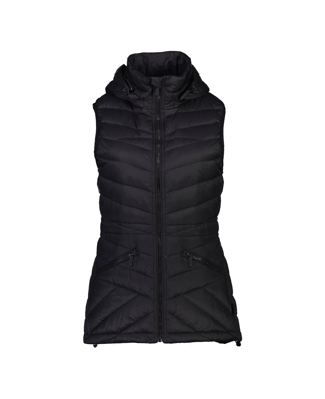 Mary-Claire Puffer Vest - Black
