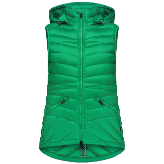 Mary-Claire Packable Down Vest - Emerald