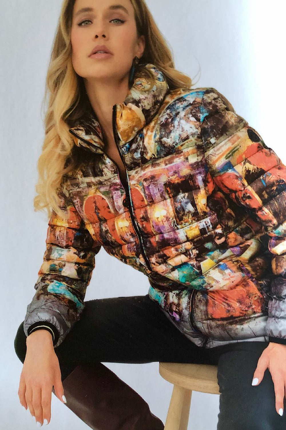 Dolcezza Puffer Jacket “Dance Party” 73831