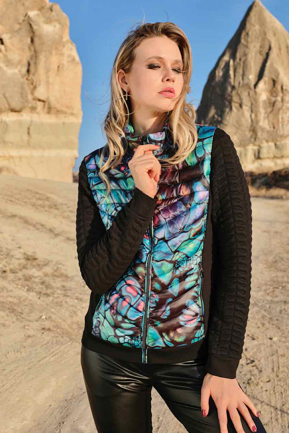 Dolcezza Quilted Puffer Jacket “Fantasy” 73827