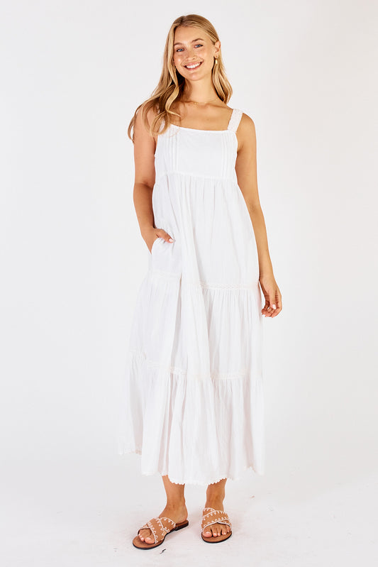 Lula Life Freya Sundress White