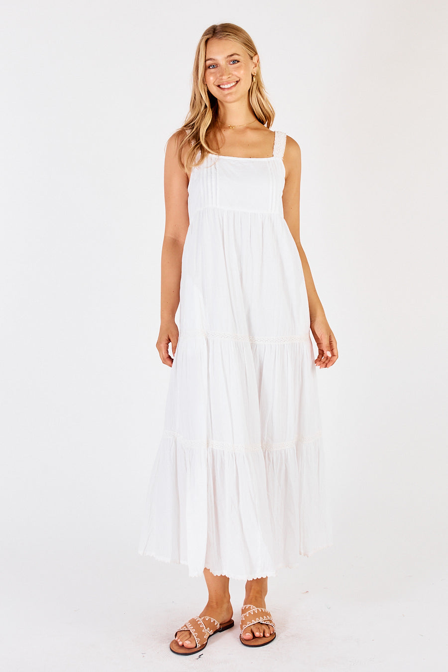 Lula Life Freya Sundress White