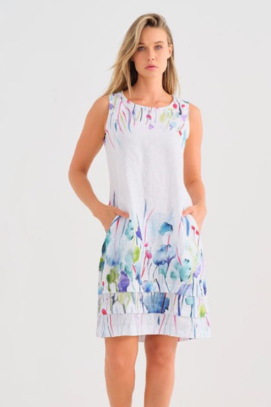 Dolcezza Linen Dress 25782