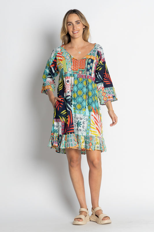 Lula Life Alina Dress Lagoon
