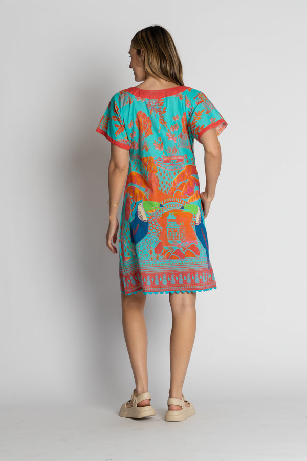 Lula Life Marquita Dress Lagoon