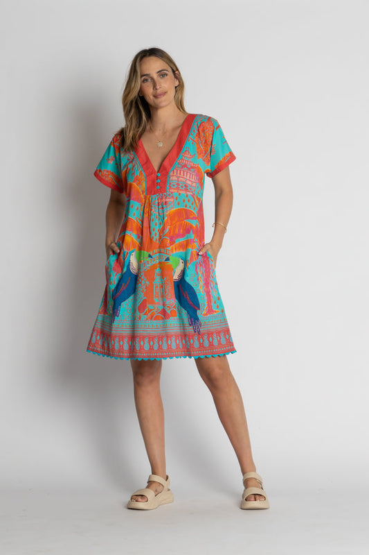 Lula Life Marquita Dress Lagoon