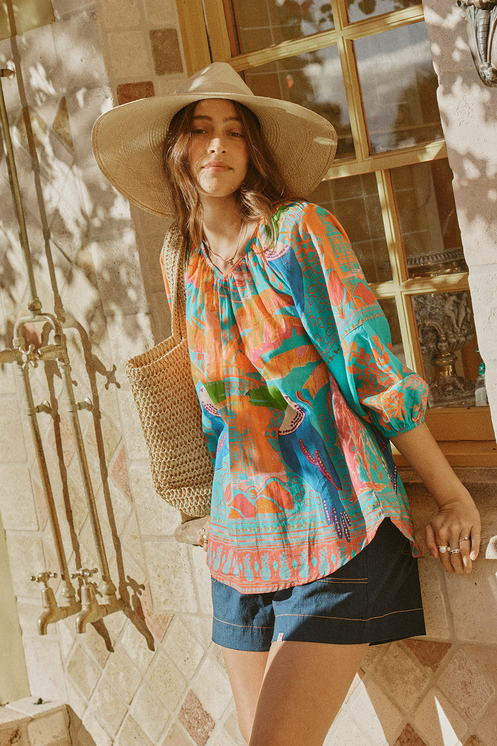 Lula Life Marquita Shirt Lagoon