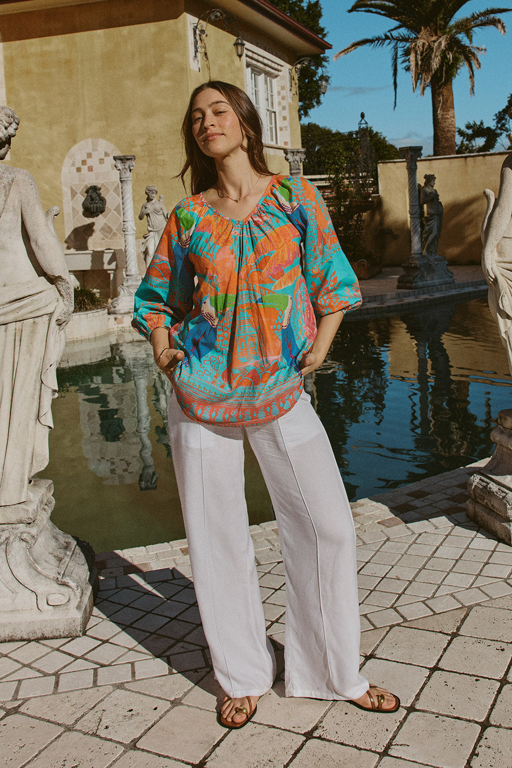 Lula Life Marquita Shirt Lagoon