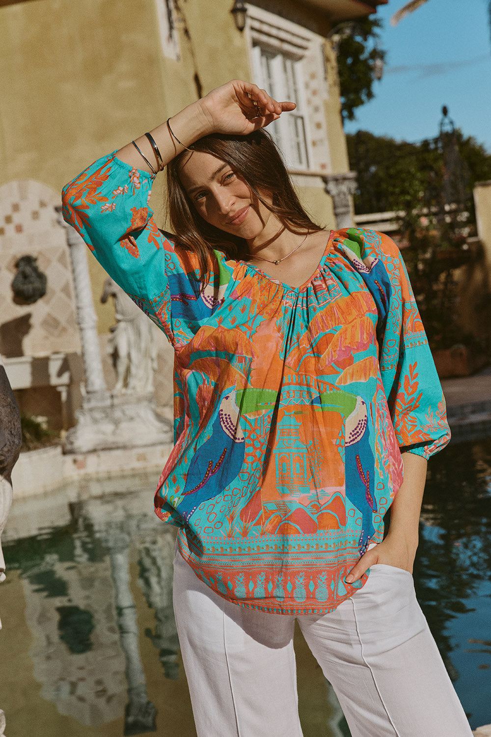 Lula Life Marquita Shirt Lagoon