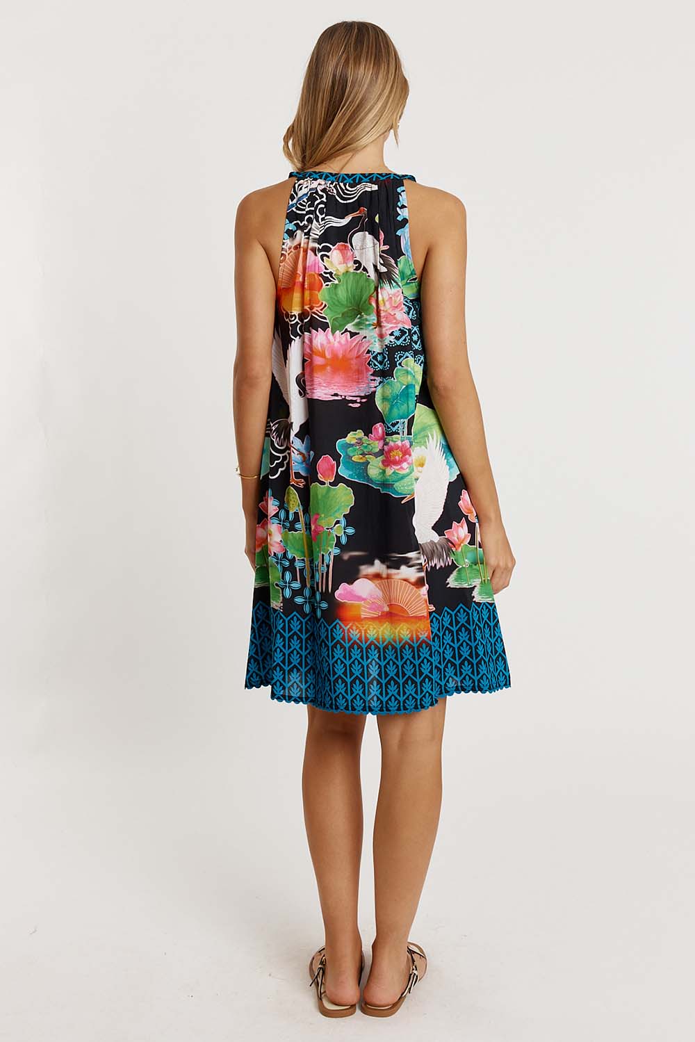 LulaLife Akiko Sundress Ocean