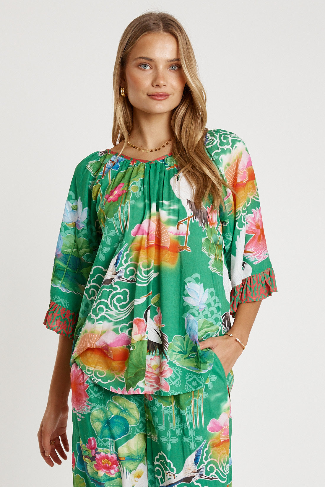 LulaLife Akiko Top Sea