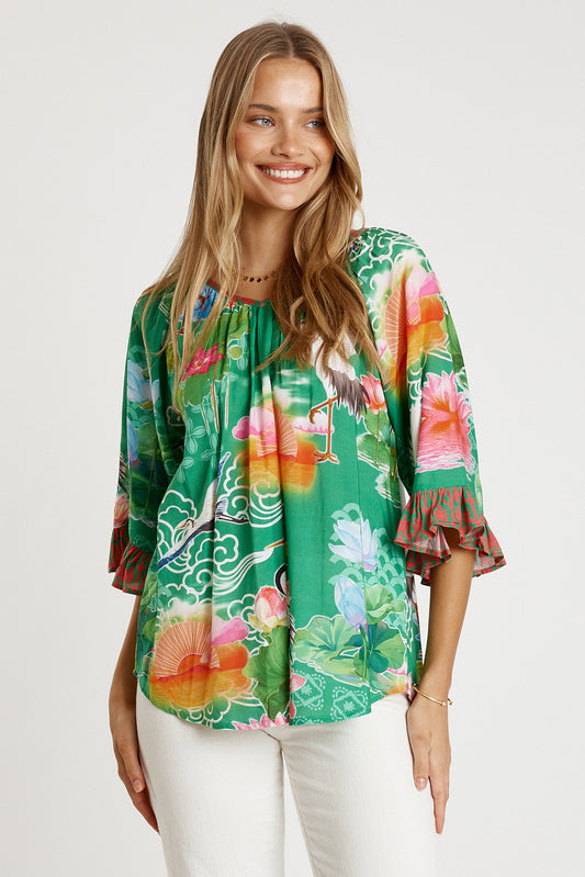 LulaLife Akiko Top Sea