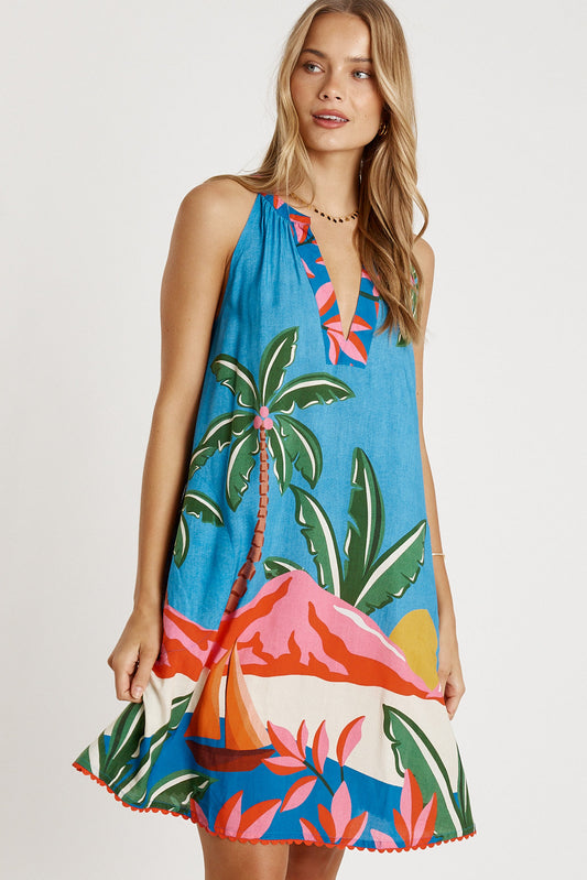 LulaLife Pacifica Sundress Print