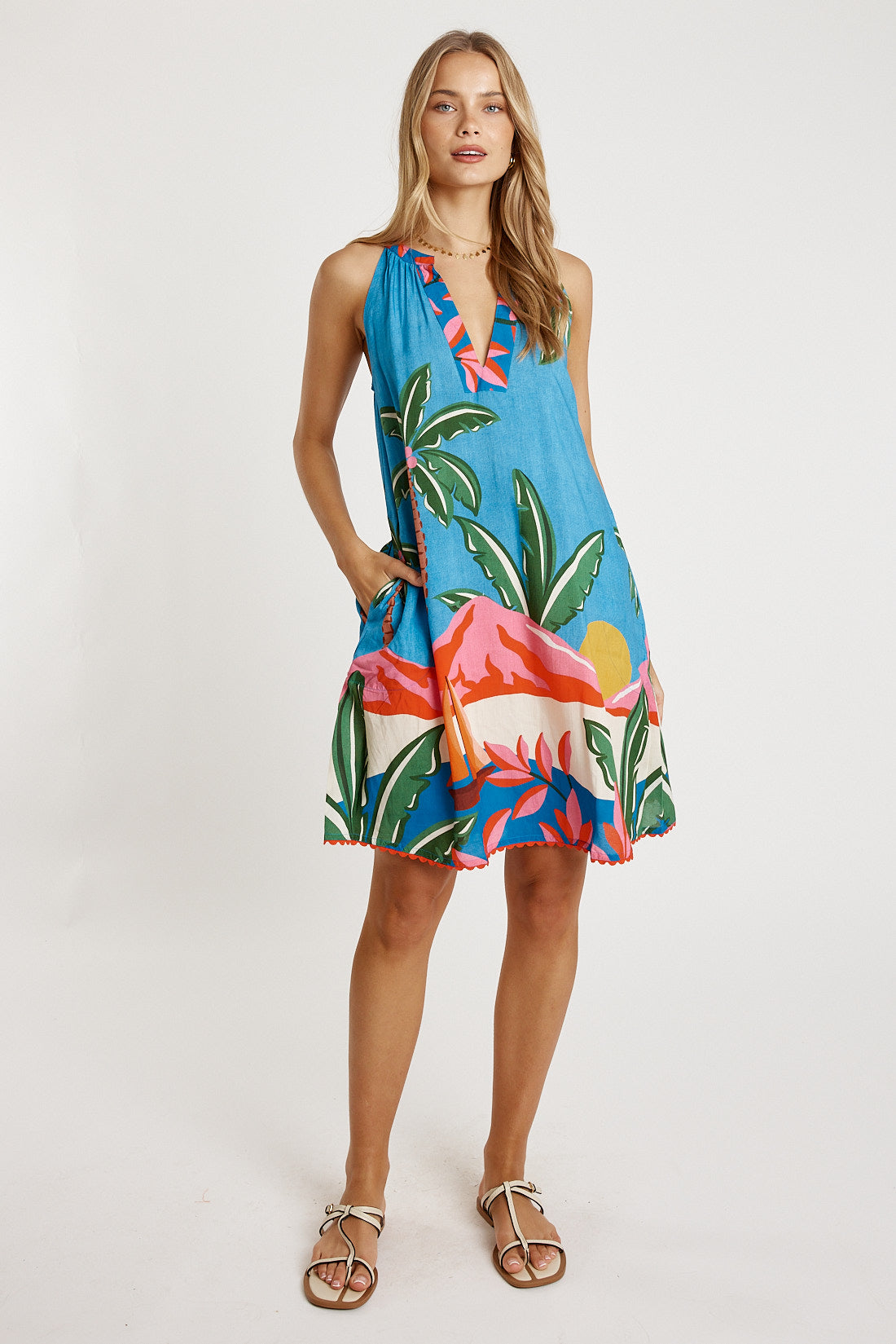 LulaLife Pacifica Sundress Print
