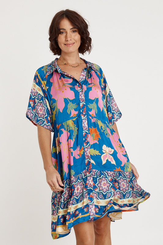 Lulasoul Marquis Dress Ocean