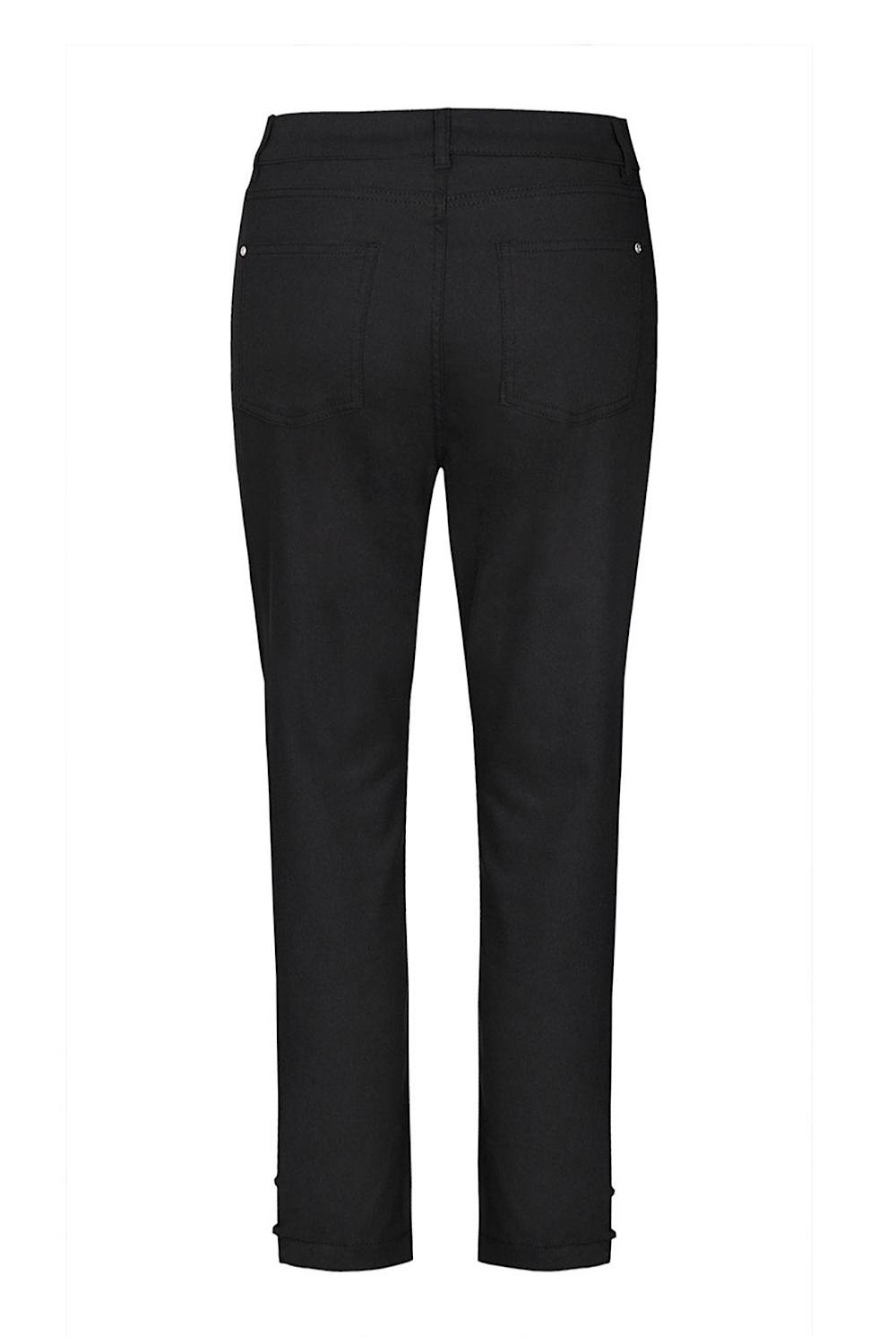 Dolcezza Cropped Cut Out Detail Pant 22202 Black