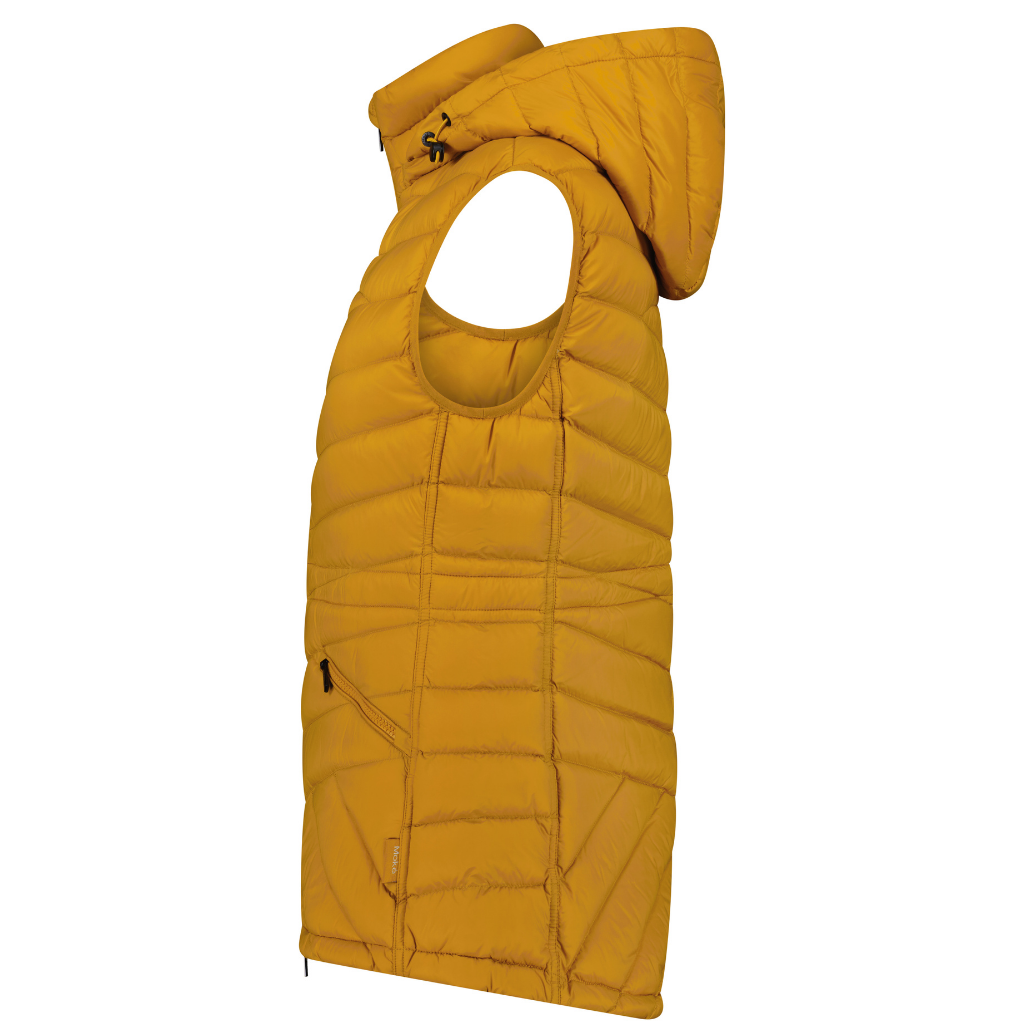 Mary-Claire Puffer Vest - Apricot Crush